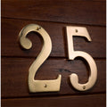 Sandleford Brass House Number 0 - 150mm - Weather Resistant - Durable - SuperSaverAU - view 2