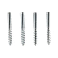 Everhang Hanger Bolt M6 x 48mm Zinc Plated 4 Pack Durable Fasteners - SuperSaverAU - view 1
