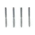 Everhang M6 x 48mm Zinc Plated Hanger Bolt with Star Recess - Steel, 4 Pack