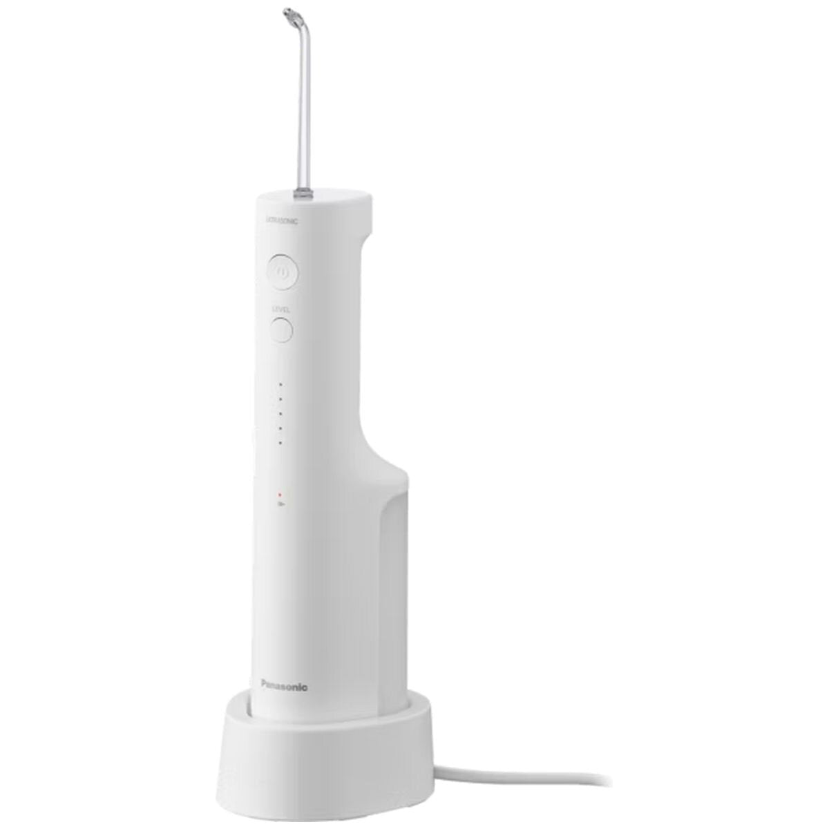 Panasonic Ultrasonic Cordless Water Flosser - Five Pressure Levels, 200ml Tank, IPX7 - EW-DJ66-W341