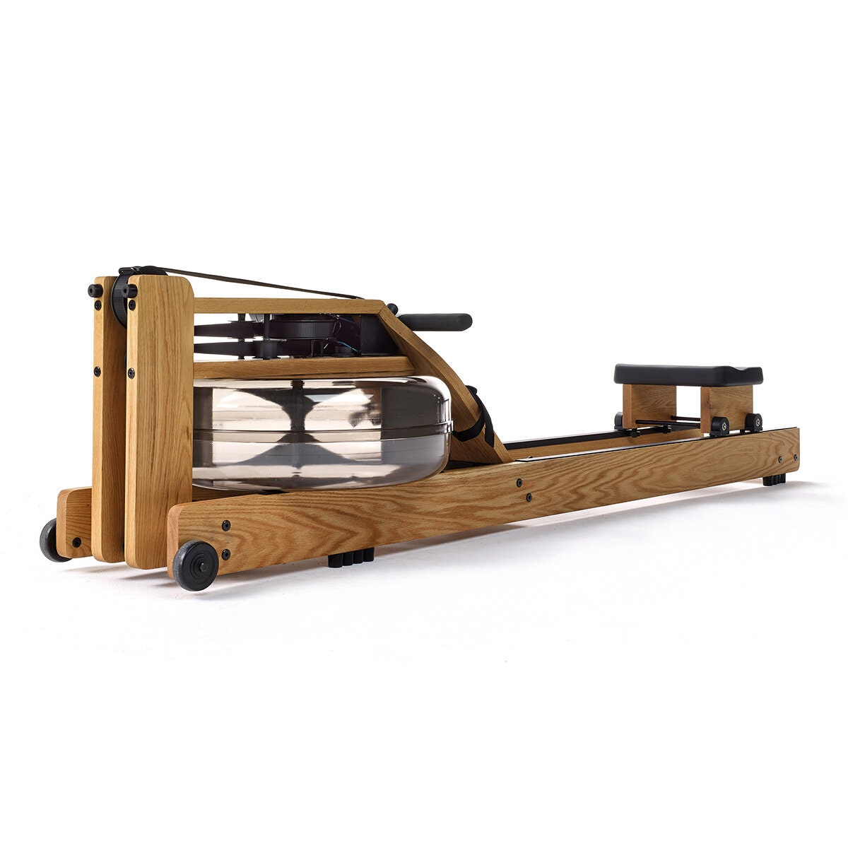 Waterrower oak rowing machine - S4 Performance Monitor - Appalachian hardwood - battery powered - WR-230
