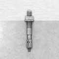 Ramset M12 x 100mm Galvanised Trubolt Hex Head Bolt - 1 Pack - Grey - SuperSaverAU - view 2