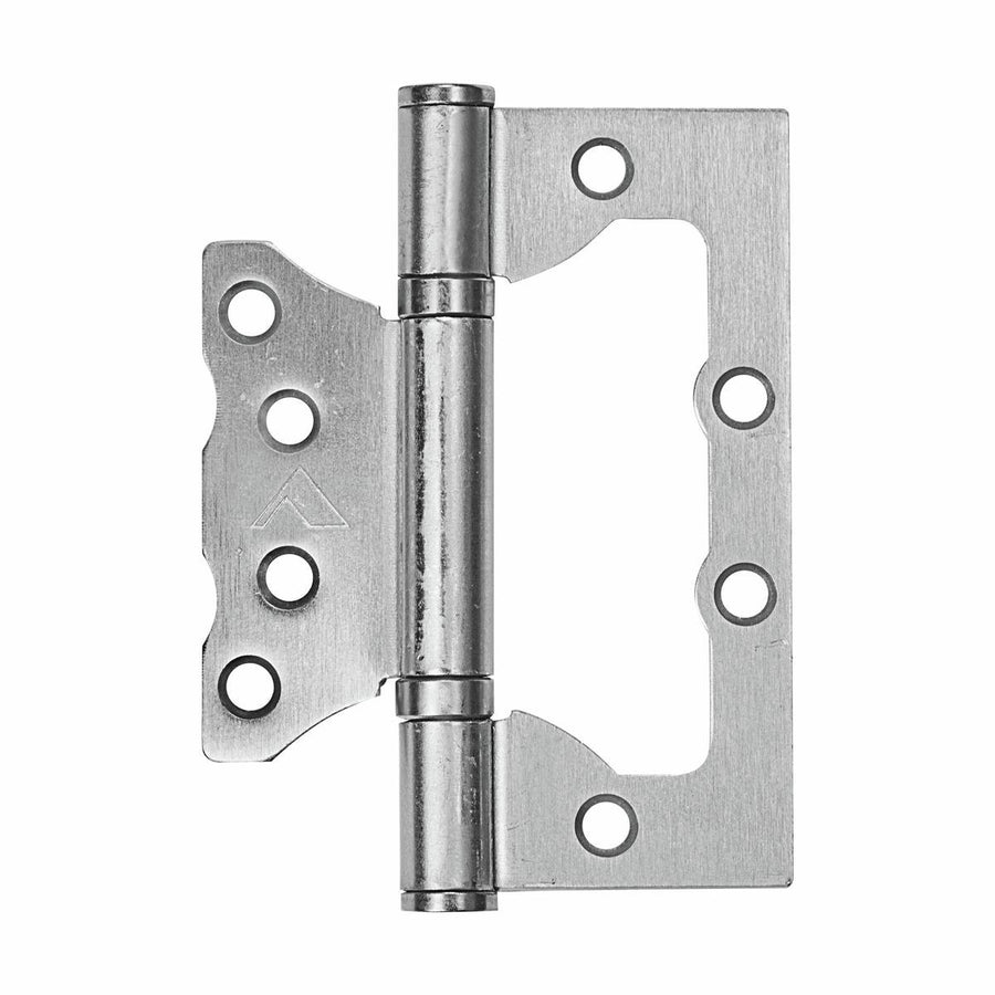 Pinnacle Fixed Pin Hinge - 100mm - Satin Chrome - Pack of 2 - SuperSaverAU - view 1
