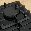Bosch 90cm Series 6 Gas Cooktop - Black Tempered Glass, Five Burners, FlameSelect, Wok Burner - PPM9A6I40A