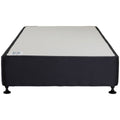 Sealy Long Single Advantage Base - Charcoal Fabric, Plastic Legs, Made in Australia - 905701