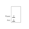 Narva 12V 20A 24V 10A SPST On Off Sealed Rocker Switch - 37.5 x 21mm - SuperSaverAU - view 2