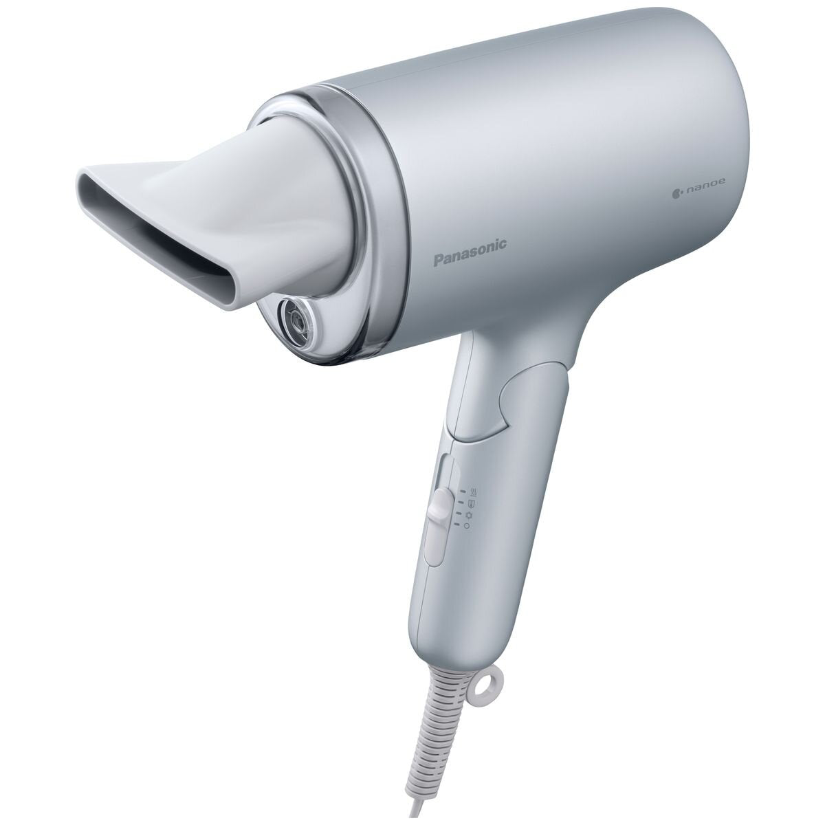 Panasonic Foldable Nanoe Hair Dryer - Light Grey - Three Airflow Settings - EH-NA7M-H765