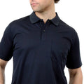 Craftright Black Short Sleeve Polo - Men's 100% Polyester, X-Large
