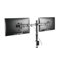 Practa 13 32 Full Motion Dual Arm Monitor Mount - Black - Dual Monitor Support - SuperSaverAU - view 5