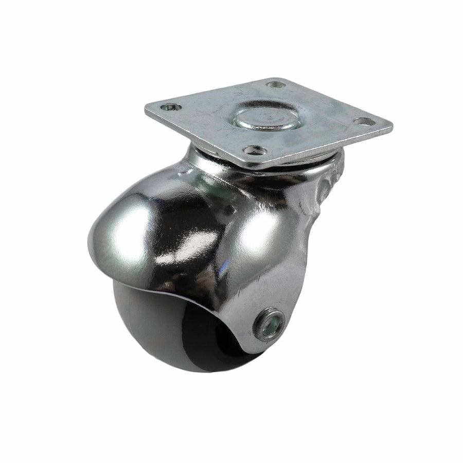 Easyroll 38mm Swivel Plate TPR Ball Wheel Castor - 25kg Load Capacity - Grey - SuperSaverAU - view 1