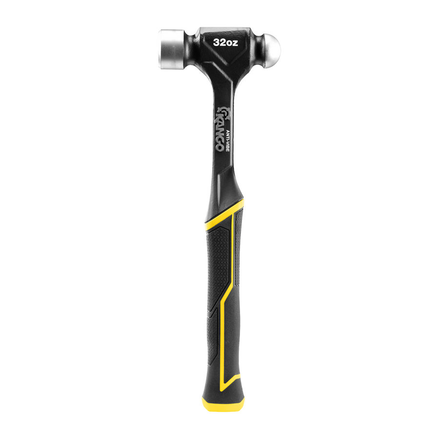Kango 32oz Anti Vibe Ball Pein Hammer - Heat-Treated Steel - Dual Face - 1.61kg - SuperSaverAU - view 1