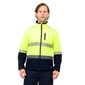 Citeco Yellow Hi Vis Soft Shell Jacket - Men's Reflective Polyester/Elastane, 2X-Large