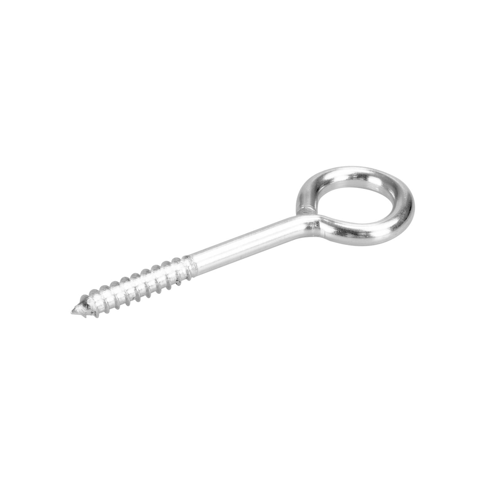 Pinnacle 5.1 x 72 x 14mm Zinc Plated Steel Screw Eyes - 2 Pack, 40kg Rated