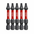 Full Boar SQ2 x 50mm Impact Torsion Bit 5 Pack S2 Steel