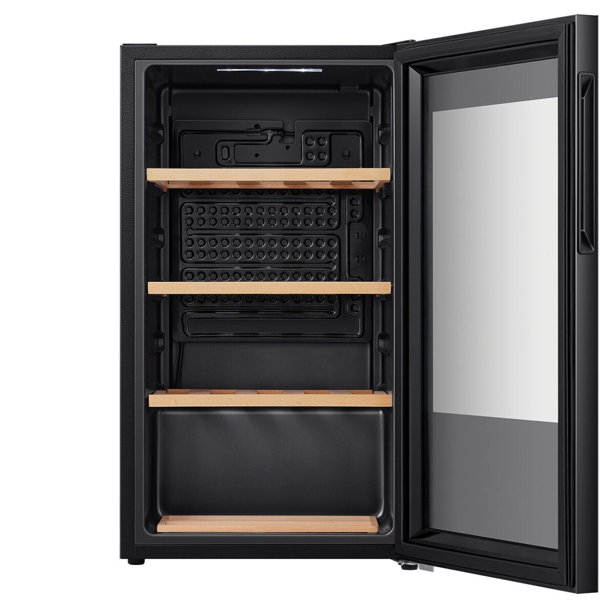 Hisense 30 Bottle Wine Cabinet - Black - Anti-UV Low E Glass - Reversible Door - HRWC31