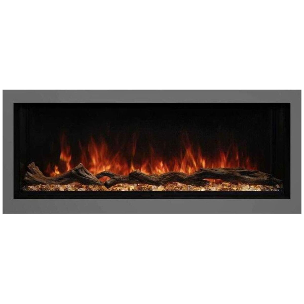 Modern Flames Landscape Pro Slim 44" Gen 1 Built-In Electric Fireplace - Hybrid-FX Flames - LPS-4414-INT