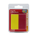 Everhang Yellow Red Block Magnet 52 x 12mm PVC Coated 2 Pack - SuperSaverAU - view 4