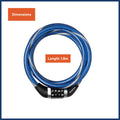 Wordcode Reflective Cable Lock 12mm x 1.8m - Durable Steel - Easy Combination - SuperSaverAU - view 2