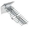 Antsig Fringe 65 Element Outdoor Antenna - UHF Reception - 490mm x 500mm x 668mm - SuperSaverAU - view 2