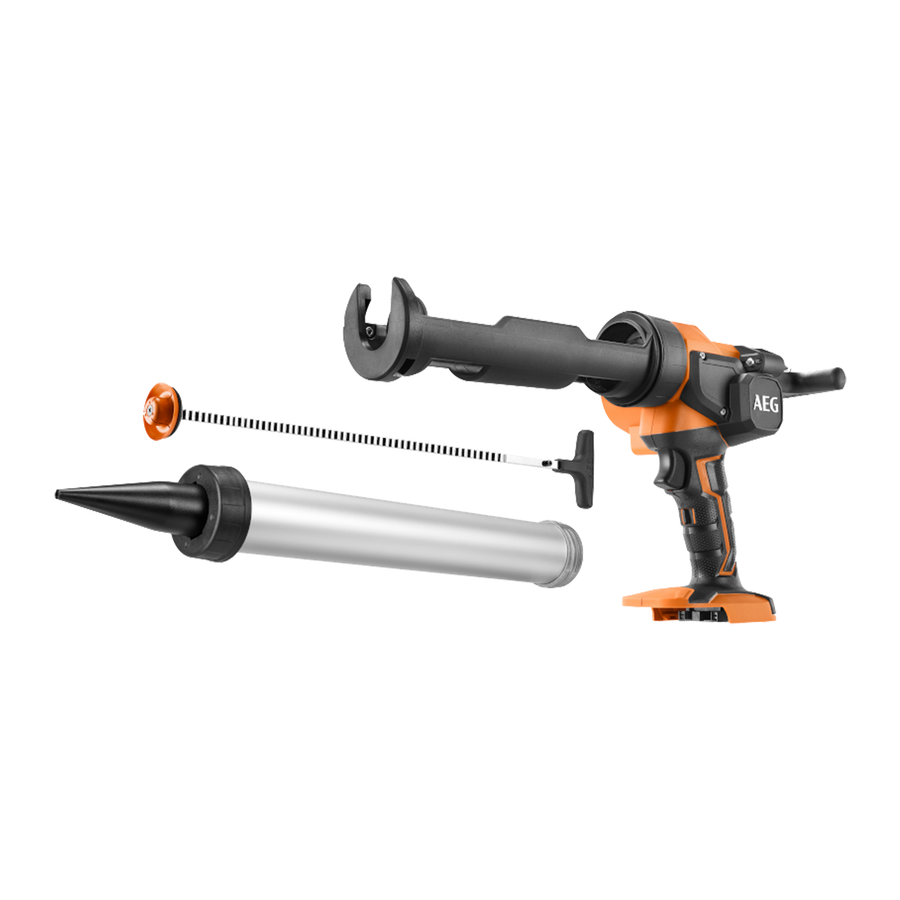 AEG 18V Caulking Gun - 300ml/600ml - 3,800Nm Push Force - Anti-Drip Technology - SuperSaverAU - view 1