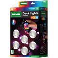 Holman 45mm 12V RGB Colour Outdoor Deck Light 6 Pack Waterproof DLRGB4505