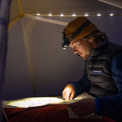 Ledlenser MH7 600lm Rechargeable Headlamp - Black & Grey - 180m Beam Distance