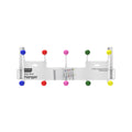 Mode Over Door Hanger - 5 Multicoloured Hooks - Durable - Space Saving - SuperSaverAU - view 5