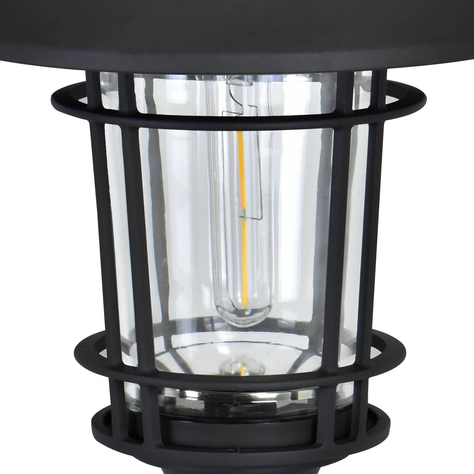 Luxzone 60cm Aluminium LED Solar Pathway Light 30 Lumens Dusk to Dawn QWPL20096-BLK