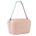 Polarbox Pop 20L Cooler - Nude with Cyan Strap and Logo - Thermal Insulation - PLBP20NC