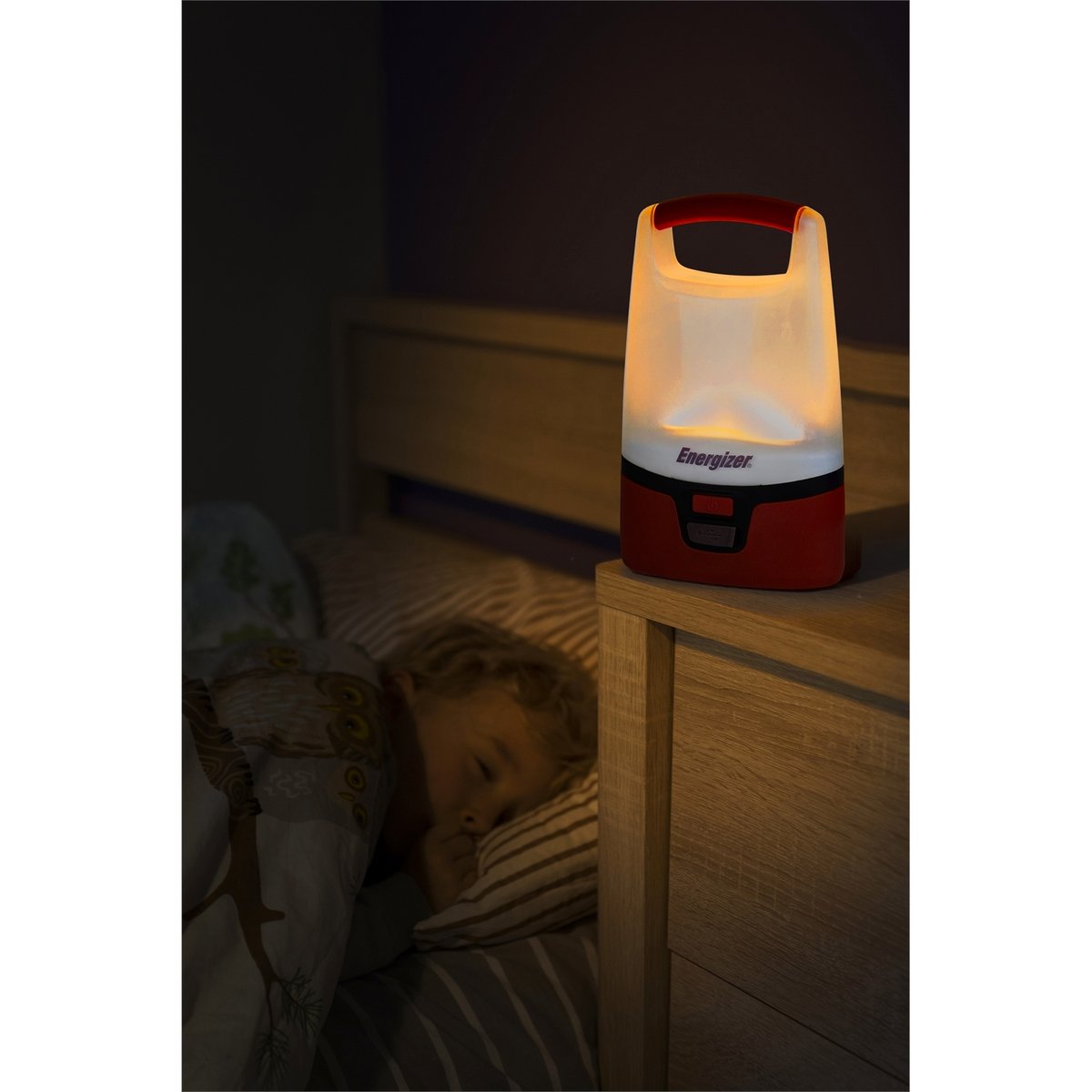 Energizer 1300 Lumen USB Area Lantern - Red - 200mm x 305mm x 73mm