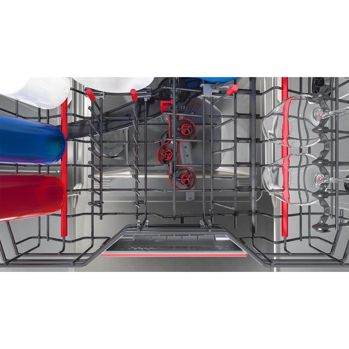 Bosch 60cm Series 6 Fully Integrated Dishwasher - 15 Place Settings, Extra Clean Zone, InfoLight - SMV6HCX03A