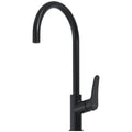 Oliveri Verona gooseneck mixer tap - matte black finish - lead free brass body - VA306516MB