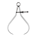 Empire 200mm Outside Spring Calipers - Carbon Steel, Lockable for External Measuring