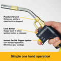 Bossweld Map Pro Torch - 400g - Cast Aluminium - High Intensity Flame - SuperSaverAU - view 4