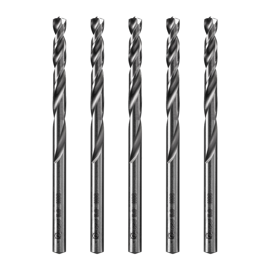 Kango 5mm HSS Drill Bit 5 Pack - High-Speed Steel - Precision Drilling - SuperSaverAU - view 1