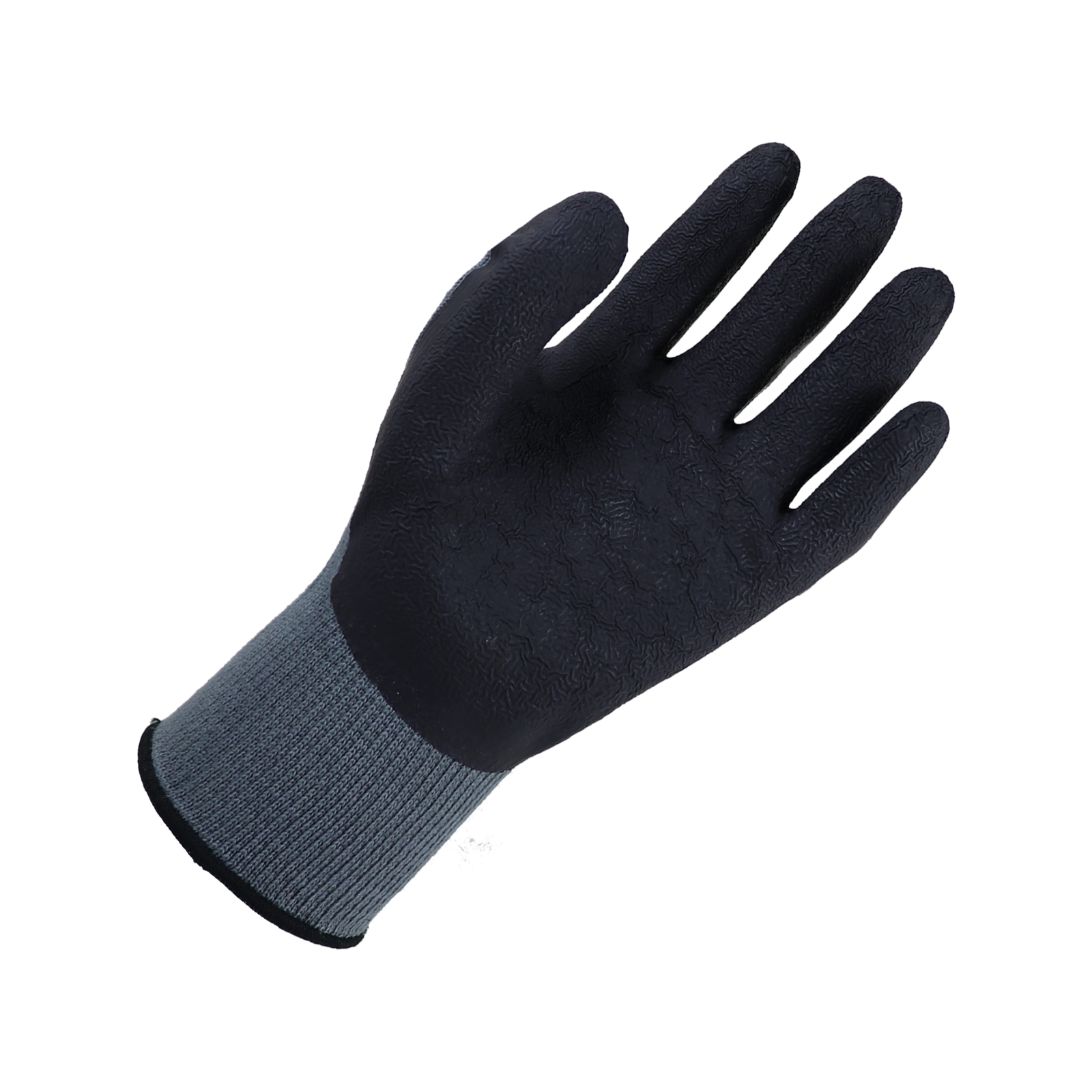 Showa 330 Re-Grip Gardening Gloves Large, Latex Coated, Grey & Black