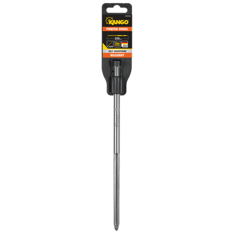 Kango 250mm SDS Plus Self-Sharpening Pointed Chisel - Heavy-Duty Demolition - SuperSaverAU - view 1