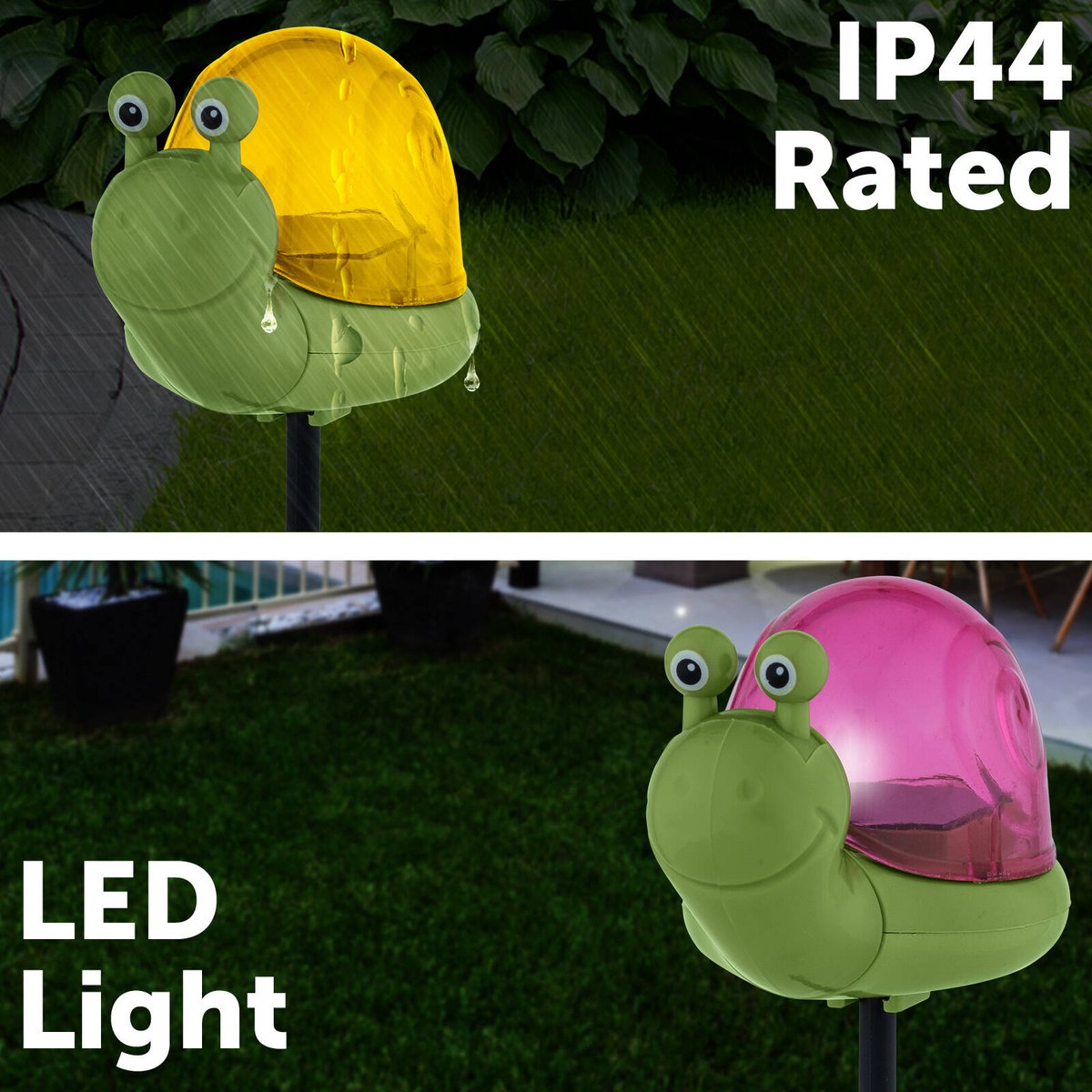 Click Solar Path Light Snail - Outdoor LED Garden Light - 1 Pack - Assorted Designs - SuperSaverAU - view 3