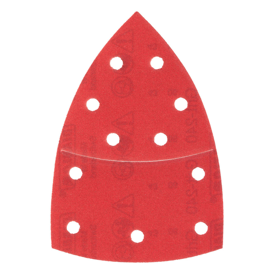 Diablo 102 x 62mm 240 Grit All Surface Multi Sander Sheets - Red 10 Pack