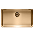 Titan Essentials 750mm Single Bowl Sink and Pull Out Gooseneck Mixer Tap Package - Brass - 57L - TSBRPK702