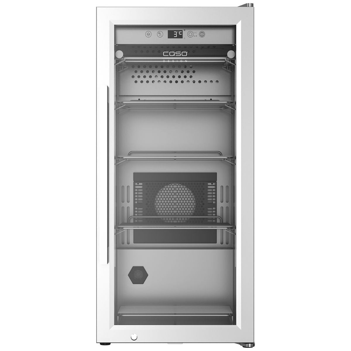 Caso Design 63L dry aged meat cabinet - stainless steel, humidity control, UV protective glass - DA-689