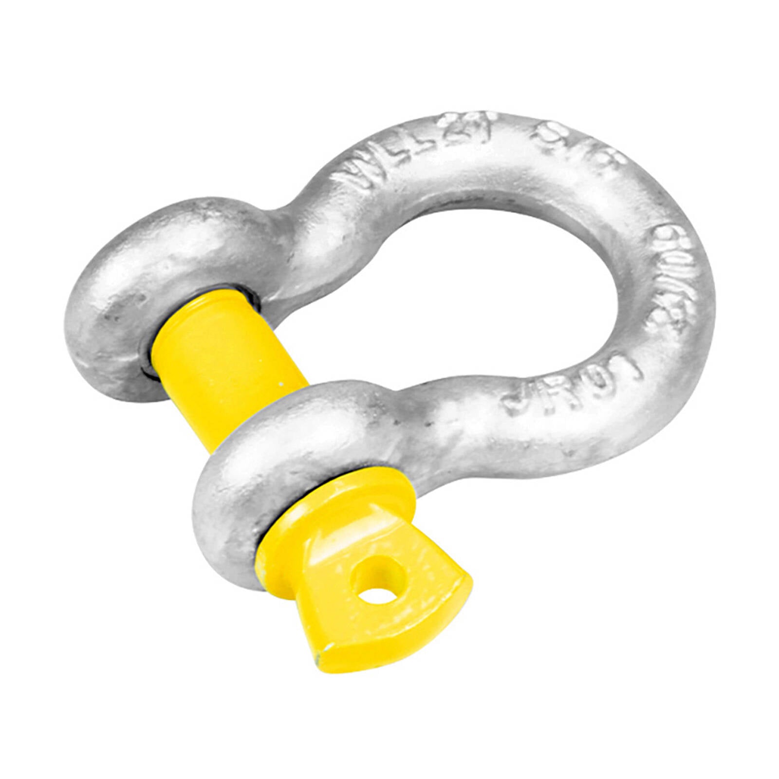 Pinnacle 13mm Galvanised Steel Bow Shackle - 2000kg Rated Rigging Shackle