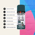 White Knight Squirts Forest Green Gloss Spray Paint 310g - Solvent-Based, UV Resistant