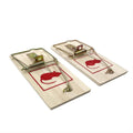 Wooden Mouse Trap - 2 Pack Timber Trap - Easy Set - Indoor & Outdoor Use - 46mm x 98mm - SuperSaverAU - view 1