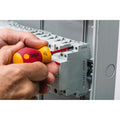 Wiha VDE Stubby Screwdriver Set with 3 Insulated Bits 1000V 50mm Shaft