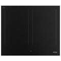 Smeg 60cm Classic Induction Cooktop - 2 Multizone Areas, Autovent 2.0, Matte Black - SIM3644N