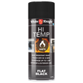 White Knight Hi Temp Spray Paint - 300g - Black - Solvent Based - Heat Resistant - SuperSaverAU - view 1