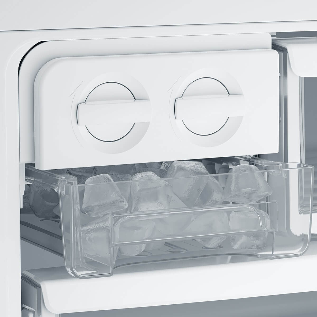 Westinghouse 425L Bottom Mount Fridge - White, AutoSense, Cooling 360, Twist Ice - WBE4302WE-X