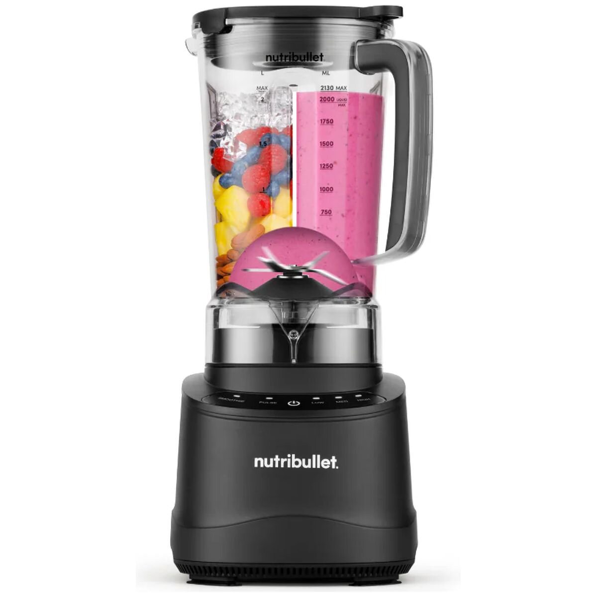NutriBullet Powercore Blender 2.1L Pitcher - 1400W Peak Power, 20,000 RPM, Black - NBF07100