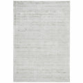 Rug Culture Bliss Hand Loomed Extra Large Rug 400x300 - Silver Viscose, Scandinavian Style - BLSSILV400X300